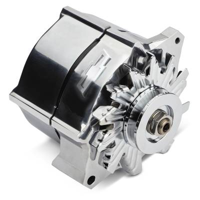 Proform - Proform 141-151 Polished Slant-Edge Alternator for Chevy SB/BB V8
