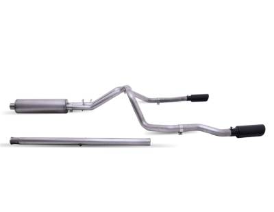 Gibson Performance Exhaust - Gibson Performance 65720B Dual Split Exhaust System