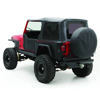 Smittybilt - Smittybilt 9870215 OEM Soft Top Replacement w/Tinted Windows Black Denim