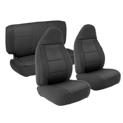 Smittybilt - Smittybilt 471201 Neoprene Seat Cover Set Black for 97-02 Jeep Wrangler TJ