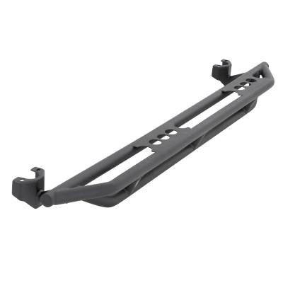 Smittybilt - Smittybilt 76634 SRC Side Armor Rocker Guards Black for 07-18 Wrangler JK 4DR