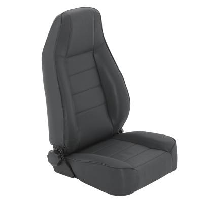 Smittybilt - Smittybilt 45015 Factory Style Front Seat w/Recliner Black for 76-02 Wrangler