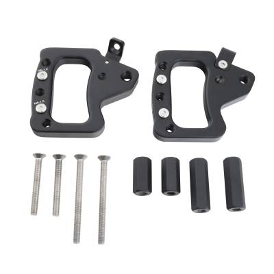 Smittybilt - Smittybilt 76931 Aluminum Front Grab Handles for 07-18 Jeep Wrangler JK