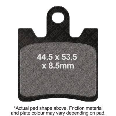 EBC Motorcycle Brakes - EBC Motorcycle Brakes SFA283/4HH SFAHH Sintered Scooter Series Pads