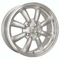 Konig - Konig 35S-RW7611400S 16X7 4x4.50 +00 73 Silver w/Machined Lip