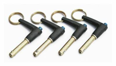 Steinjager - Steinjager Push-Button Quick-Release Door Latch-4 Pack for Jeep JK J0043486