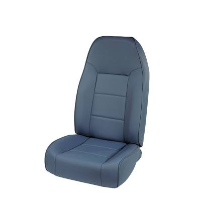Rugged Ridge - Rugged Ridge 13401.05 High-Back Front Seat Non-Recline Blue for CJ/Wrangler