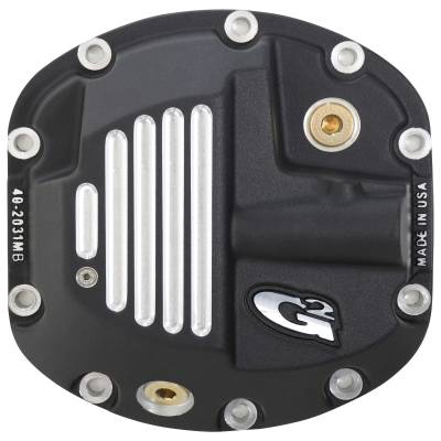 G2 Axle and Gear - G2 Axle 40-2031MB Brute Front Differential Cover for Dana 30 Black