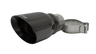 Corsa Performance - Corsa TK004BLK Single 4.0" Black PVD Pro-Series Universal Tip Kit