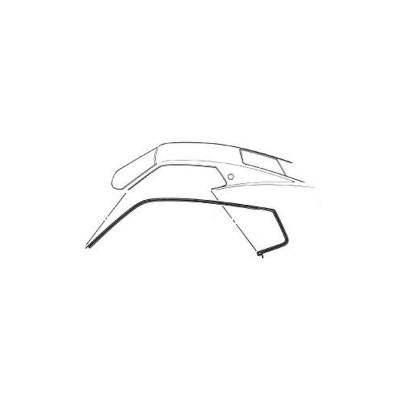 Scott Drake - Scott Drake C9ZZ-6351222-3C 69-70 Ford Mustang Roof Side Rail Gasket