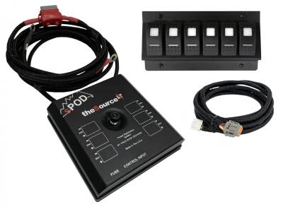 sPOD - sPOD 873005 SourceLT w/Amber LED Switch Panel for 12-17 Toyota Tundra