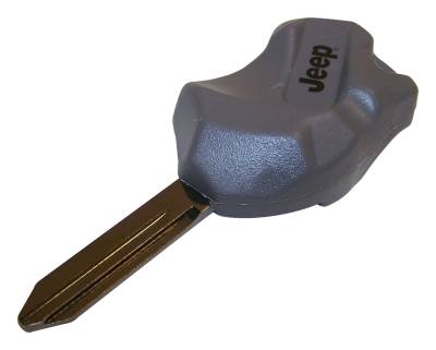 RT Offroad - RT Offroad RT27011 Gray Rock Key Blank for 98-06 Jeep TJ/XJ/WJ KJ w/Transponder