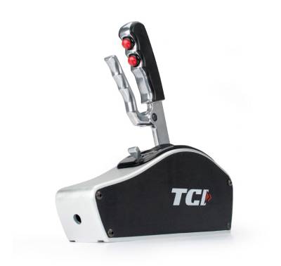 TCI Automotive - TCI 620002 Diablo Shifter w/Powder-Coated Aluminum Cover & Buttons