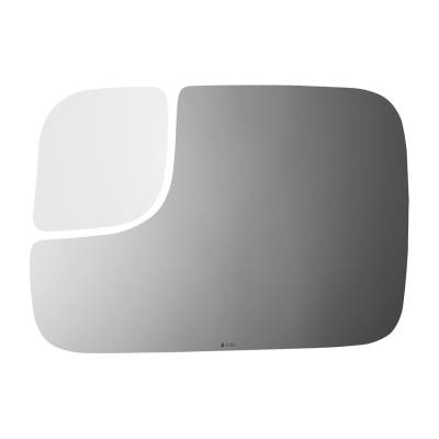 Burco - Burco 2762 Left Lower Door Mirror GLASS ONLY for Dodge