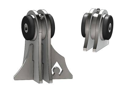 Artec Industries - Artec BR1122 Weld-On UCA Brackets for Low Pro Front Truss for Jeep Wrangler TJ