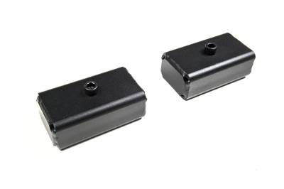 Zone Offroad - Zone ZONU3024 2" Flat Fabricated Lift Block Pair 18mm Pin 11-26 Silv/Sra 2500HD