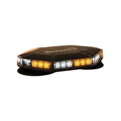 Buyers - Buyers 8891102 30 Led Amber/clear Hexagonal Mini Lightbar Vacuum Mount