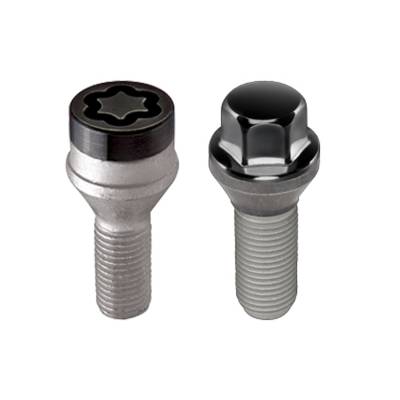 McGard - McGard 67226BK 5-Lug Cone Seat Lug Bolt Wheel Install Kit Black M14x1.25