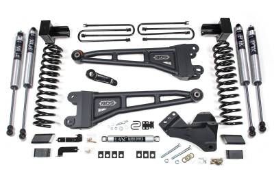 BDS Suspension - BDS BDS2204FS FOX 5" Radius Arm Lift Kit 3" Rear Block for 23-25 F250/F350