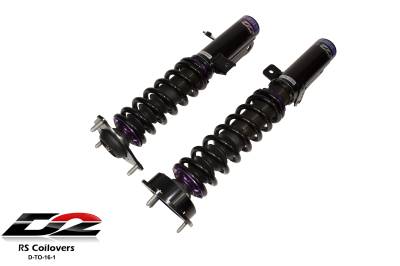 D2 Racing - D2 Racing D-TO-16-1 RS Coilovers for 12-17 Camry/13-18 ES350/13-18 Toyota Avalon