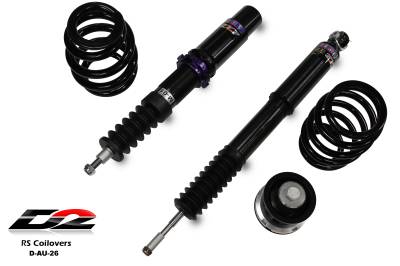 D2 Racing - D2 Racing D-AU-26 RS Coilovers for 09-15 Audi A4 Base/Premium/A4 Prestige FWD