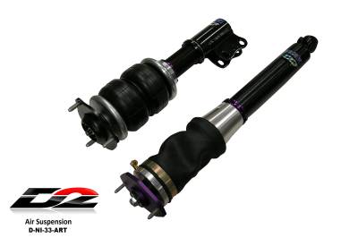 D2 Racing - D2 Racing D-NI-33-ART Air Struts for 95-98 Nissan 240SX