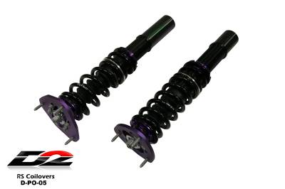 D2 Racing - D2 Racing D-PO-05 RS Coilovers for 96-04 Porsche Boxster RWD