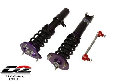 D2 Racing - D2 Racing D-PO-04-2 RS Coilovers for 05-11 Porsche Carrera 05-11 Porsche 911 AWD