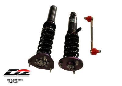 D2 Racing - D2 Racing D-PO-01 RS Coilovers for 98-04 Porsche Carrera 98-04 Porsche 911 RWD