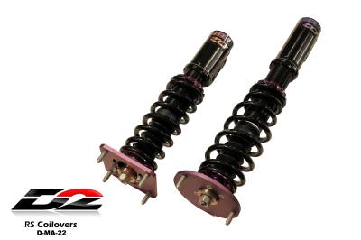 D2 Racing - D2 Racing D-MA-22 RS Coilovers for 90-03 Mazda 323/Protege/MX-3/Ford Escort
