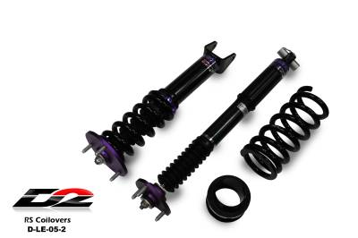 D2 Racing - D2 Racing D-LE-05-2 RS Coilovers for 13+ GS 250/350/400/IS 200T/250/300/350 RWD