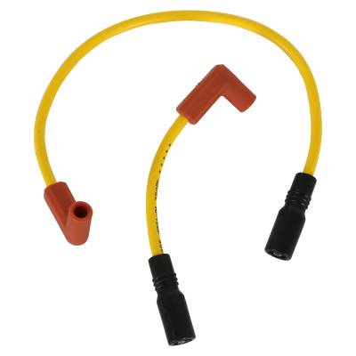 ACCEL - ACCEL 171097-Y 8mm Yellow Super Stock Spark Plug Wire for 99-17 Dyna FXD