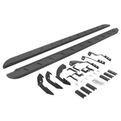 Go Rhino - Go Rhino 63404280ST RB10 Slim Line Running Boards w/Mounting Brackets Kit