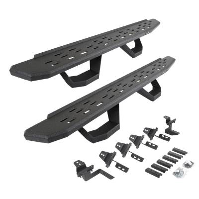 Go Rhino - Go Rhino 6965056820T RB30 Running Boards w/Mounting Brackets for Wrangler JK