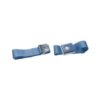 Scott Drake - Scott Drake SB-BL-PBSB Seat Belt for 64-73 Ford Mustang