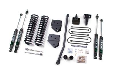 Zone Offroad - Zone Offroad 4" Suspension Lift Kit Zone Shocks F250/F350 SD 4WD Gas ZONF13N