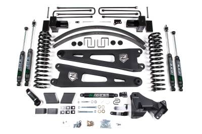 Zone Offroad - Zone Offroad ZONF52N 6" Suspension Lift Kit Zone Shocks for F250/F350 4WD Diesel