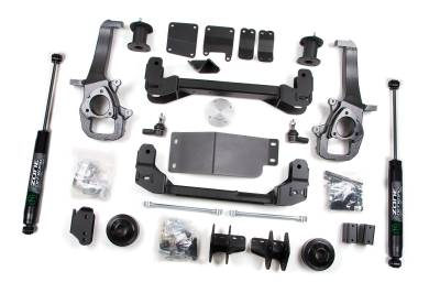 Zone Offroad - Zone Offroad 4" Suspension Lift Kit Zone Nitro Shocks for RAM 1500 4WD ZOND23N