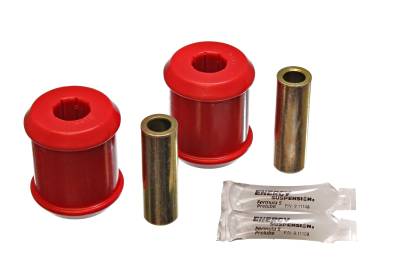 Energy Suspension - Energy Suspension 5.3134R Trailing Arm Bushing Set Rear Polyurethane Red