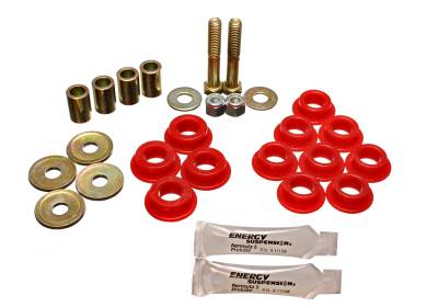 Energy Suspension - Energy Suspension 9.8134R End Link Bushing Set Front Polyurethane Red