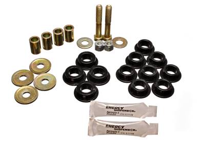 Energy Suspension - Energy Suspension 9.8134G End Link Bushing Set Front Polyurethane Black