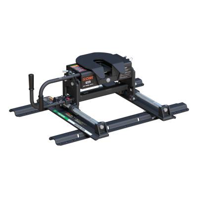 CURT - CURT 16616 E16 Sliding 5th Wheel Hitch w/Rails 16000lbs