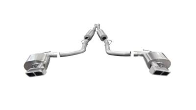 Corsa Performance - Corsa 14427 Dual Exit Cat-Back w/GTX 2 Tips for Challenger SRT8 Automatic