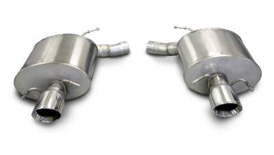 Corsa Performance - Corsa 14940 Dual Rear Axle-Back w/Single 4" Tips Cadillac CTS-V 6.2L