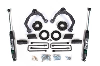 Zone Offroad - Zone Offroad ZONC47N 3.5" Lift w/Zone Shocks for 19-23 Silverado/Sierra 1500 4WD