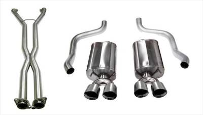 Corsa Performance - Corsa Performance 14108CB Sport Cat-Back Exhaust System for 09-13 Corvette