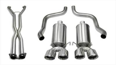 Corsa Performance - Corsa Performance 14469CB4 Xtreme Cat-Back Exhaust System for 05-08 Corvette