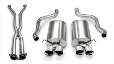 Corsa Performance - Corsa Performance 14169CB6 Sport Cat-Back Exhaust System for 06-08 Corvette