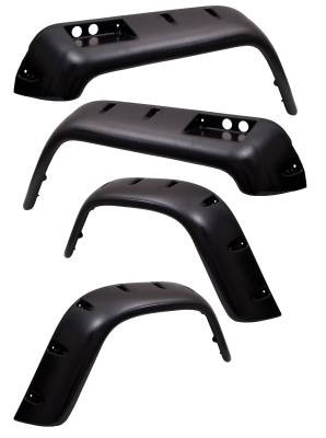 Rugged Ridge - Rugged Ridge 11633.20 4.75" All Terrain Fender Flare for 76-86 Jeep CJ5/CJ7/CJ8