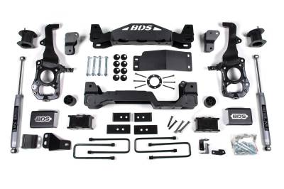BDS Suspension - BDS Suspension BDS1583FS FOX 4" Lift 2.0 Adventure Lift Kit for 21-24 Ford F150